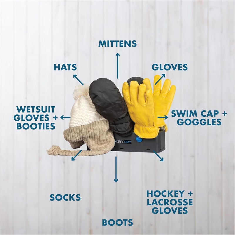KEEPDRY Store Glove Dryer - Eco-Friendly Vent Drying Rack to Dry Gloves, Shoes, Hats, Socks & Boots - Safe, Non-Electric Dryer - Image 4